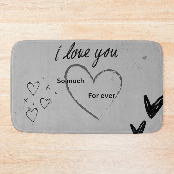 Item preview, I love you so much for ever little heart beautiful line  designed and sold by Berryegale .
