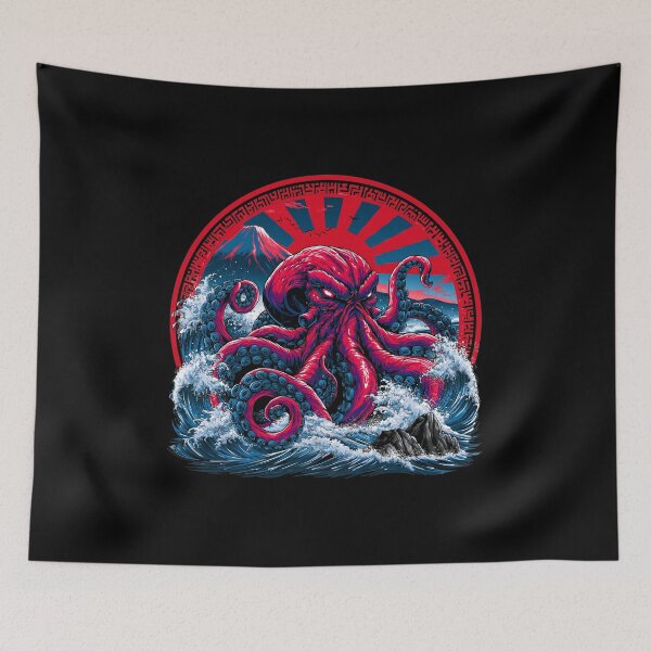 Item preview, Dark Octopus in the ocean designed and sold by GoblinForge.