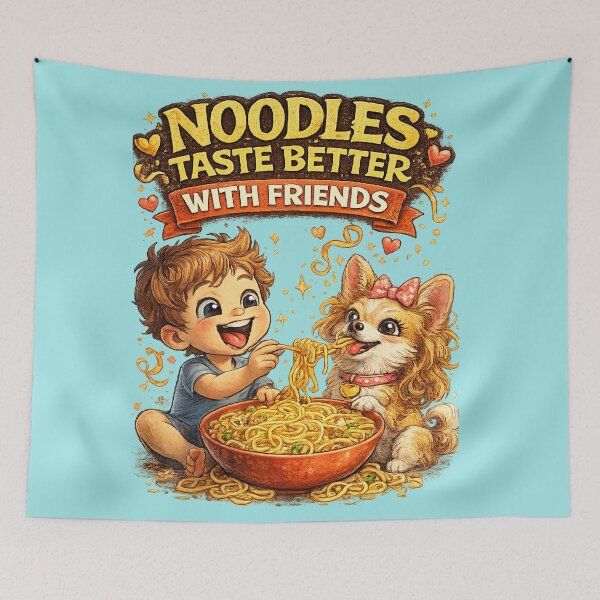 Item preview, Noodles Taste Better With Friends designed and sold by mr.bardook.