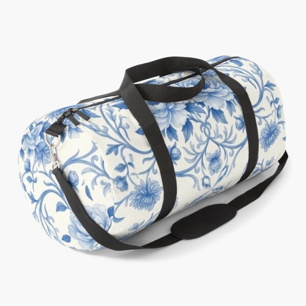 Item preview, Blue and White Chinoiserie Floral Seamless Pattern designed and sold by FashioonTrends.
