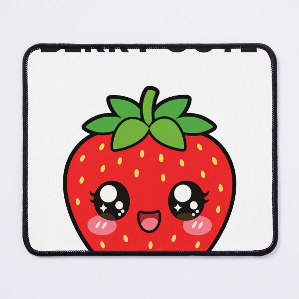 Item preview, Berry Cute Sweet Kawaii Strawberry with Saying designed and sold by BoosterShop.