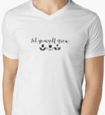Let Yourself Grow Men's V-Neck T-Shirt