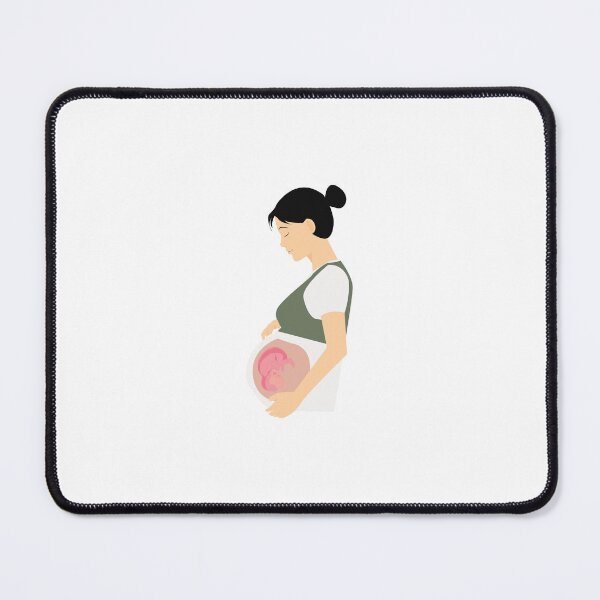 Item preview, Serene Motherhood and Fetus Minimalist Line Art designed and sold by Markedin.