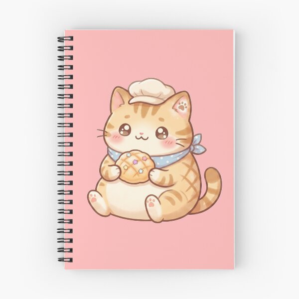 Item preview, Cute Kawaii Baker Cat with Melonpan Sticker designed and sold by Arte Para Rebaja.