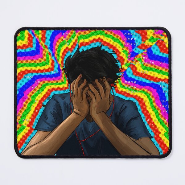 Item preview, Overthinking in HD | Psychedelic Mental Chaos Aesthetic designed and sold by jeehh.