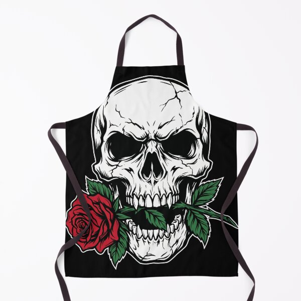 Item preview, Dark Romance: Skull and Red Rose Tattoo Graphic designed and sold by seven things shop.