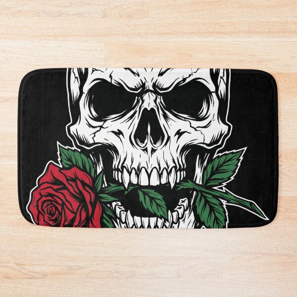 Item preview, Dark Romance: Skull and Red Rose Tattoo Graphic designed and sold by seven things shop.