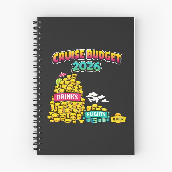 Item preview, Cruise Budget Drinks Higher Than Flights Graph designed and sold by SplashTastic.