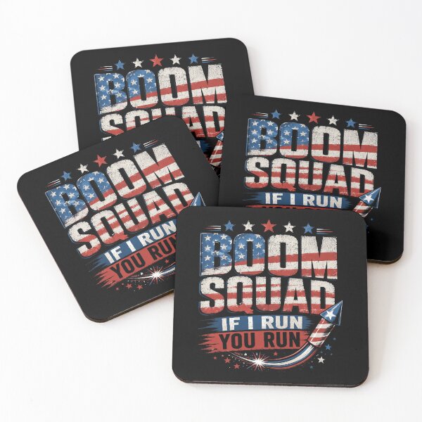 Item preview, Boom Squad If I Run You Run 4th of July Firework designed and sold by OlakunleOloroz.