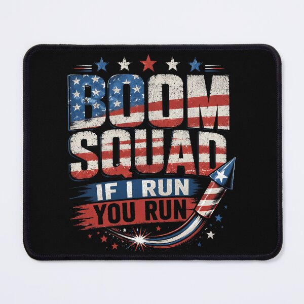 Item preview, Boom Squad If I Run You Run 4th of July Firework designed and sold by OlakunleOloroz.