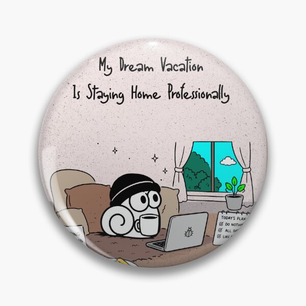 Item preview, Staying Home Professionally - Funny WFH Introvert Snail designed and sold by snewen.