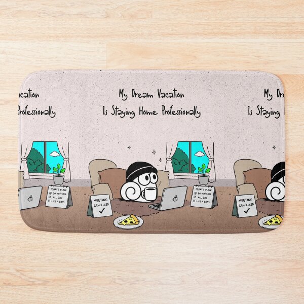 Item preview, Staying Home Professionally - Funny WFH Introvert Snail designed and sold by snewen.