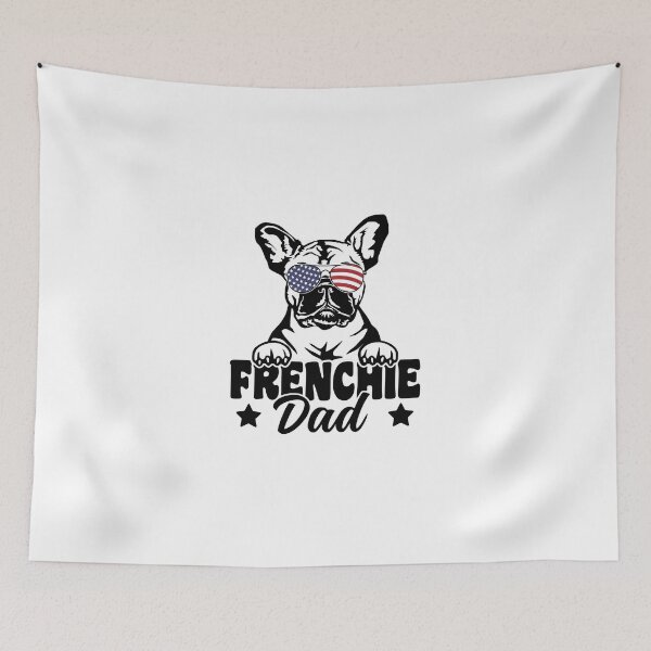 Item preview, Frenchie Dad U.S. Flag Glasses Animal Lover designed and sold by StranHabesre51.