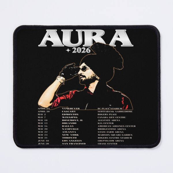 Item preview, Diljit-Dosanjh Aura World Tour Dates- Tour 2026 designed and sold by JerryOndricka.