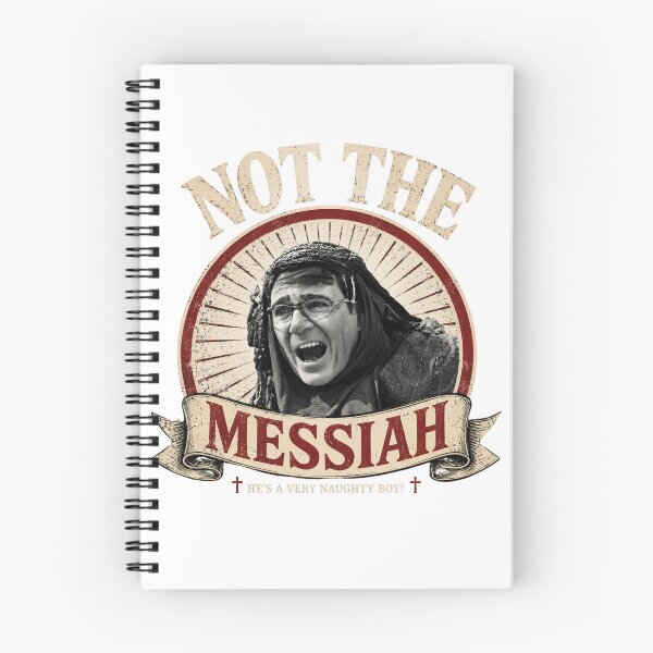 Item preview, Not The Messiah He's A Very Naughty Boy Retro Graphic designed and sold by AllThatIsWelsh.