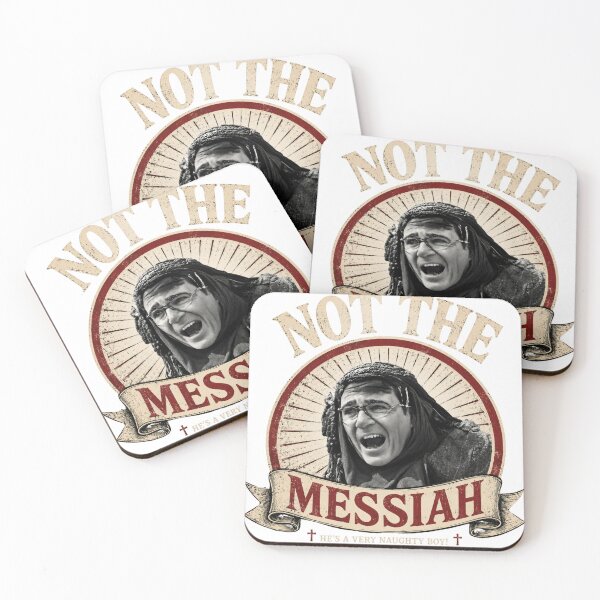 Item preview, Not The Messiah He's A Very Naughty Boy Retro Graphic designed and sold by AllThatIsWelsh.