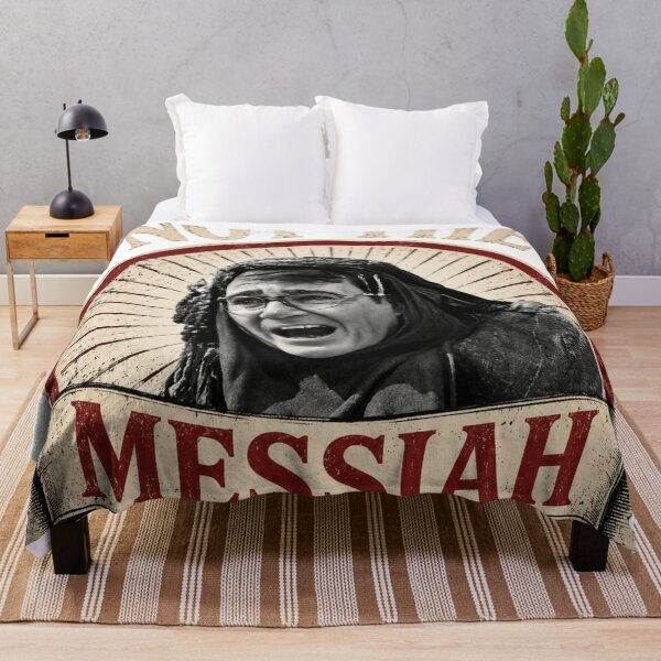 Item preview, Not The Messiah He's A Very Naughty Boy Retro Graphic designed and sold by AllThatIsWelsh.