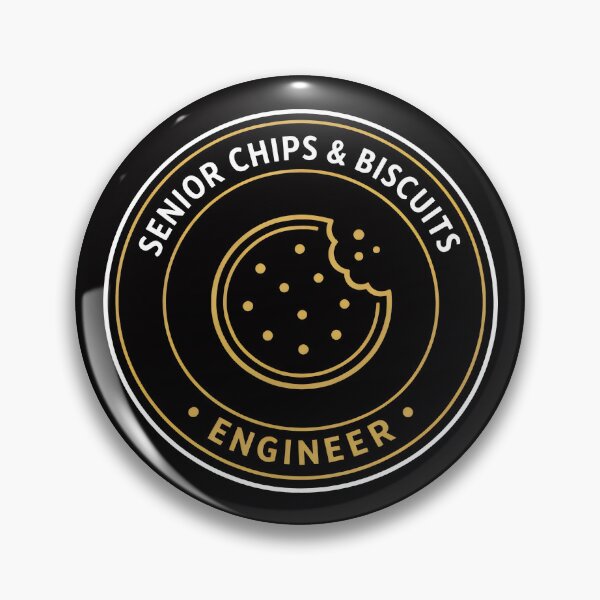 Item preview, Senior Chips And Biscuits Engineer Snack Seal designed and sold by SplashTastic.