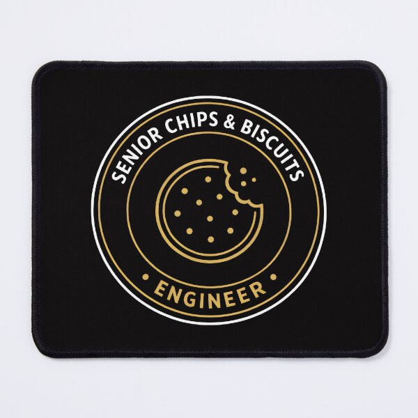 Item preview, Senior Chips And Biscuits Engineer Snack Seal designed and sold by SplashTastic.