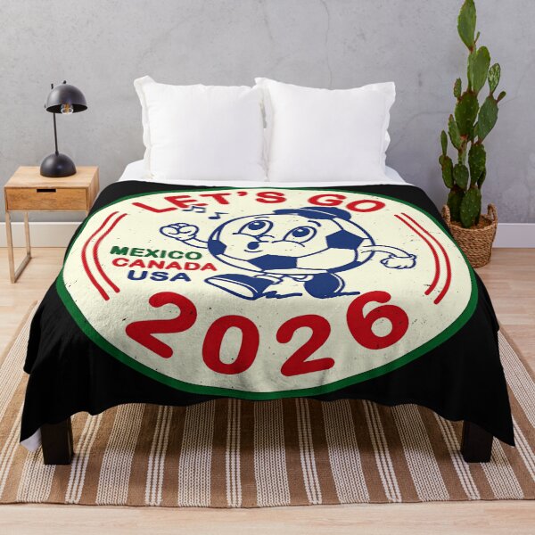 Item preview, Let's Go Mexico Canada USA 2026 World Cup Football Fan designed and sold by LeoSnarf.