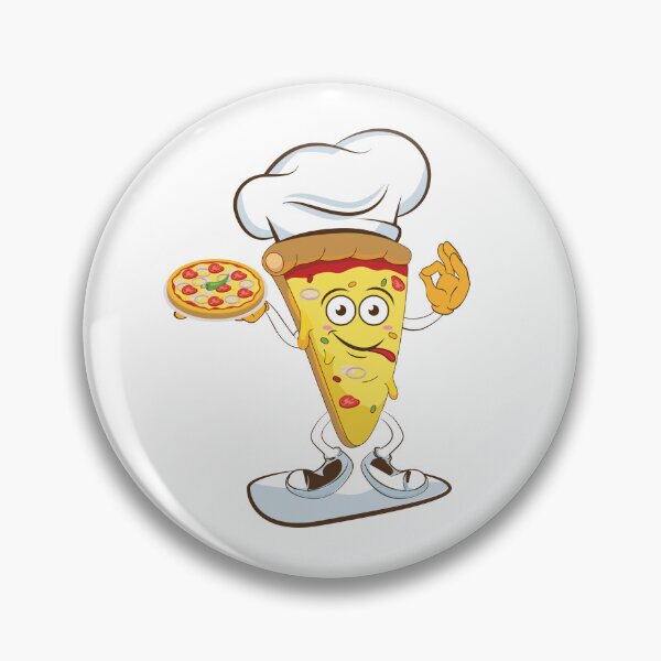Item preview, Funny Pizza Chef Cartoon – Cute Food Lover Design designed and sold by flexilecreation.