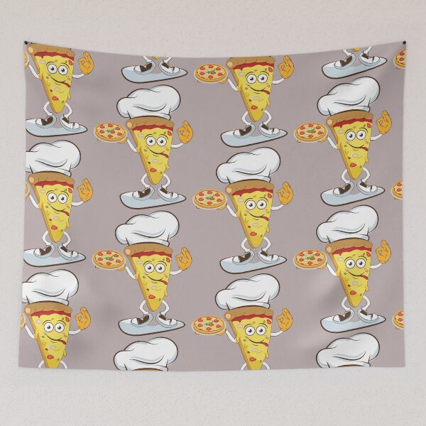 Item preview, Funny Pizza Chef Cartoon – Cute Food Lover Design designed and sold by flexilecreation.