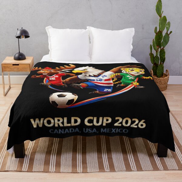 Item preview, World Cup Canada, USA, Mexico Football Soccer Fan designed and sold by LeoSnarf.