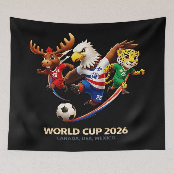 Item preview, World Cup Canada, USA, Mexico Football Soccer Fan designed and sold by LeoSnarf.