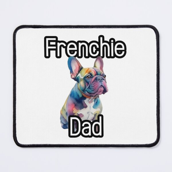 Item preview, Frenchie Dad Vibrant Watercolor Canine Portrait designed and sold by StranHabesre51.