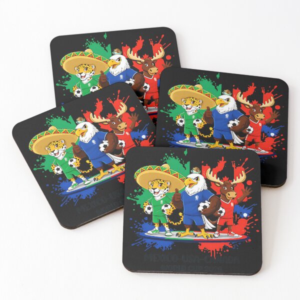 Item preview, Mexico-Usa-Canada World Cup Nations Soccer Fan designed and sold by LeoSnarf.