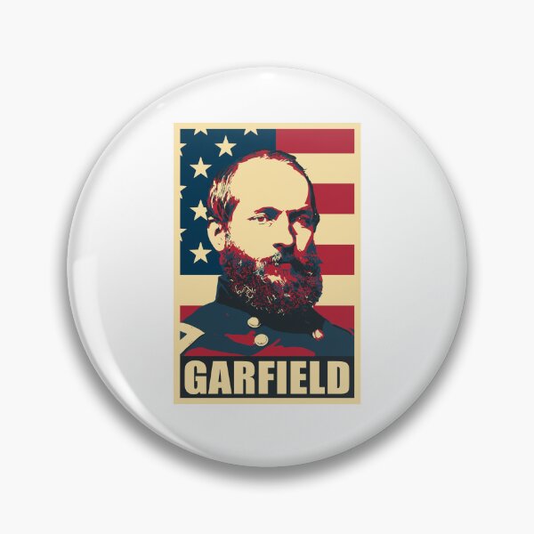 Item preview, James A Garfield 20th US President Patriotic Art designed and sold by marke770.