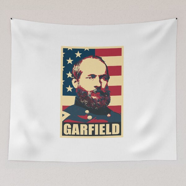 Item preview, James A Garfield 20th US President Patriotic Art designed and sold by marke770.