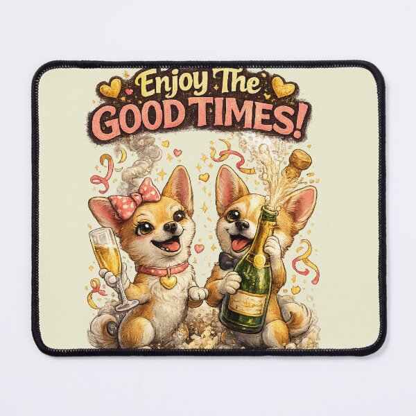 Item preview, Enjoy The Good Times Cute Dogs designed and sold by mr.bardook.