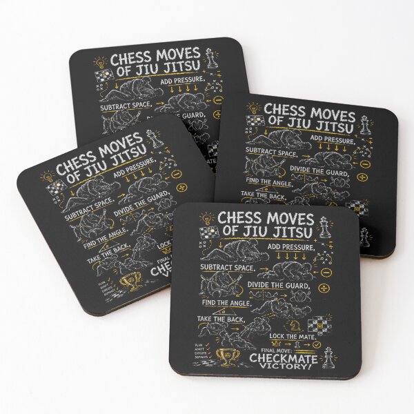 Item preview, Jiu Jitsu Chess moves designed and sold by CoolCrazyQuirky.