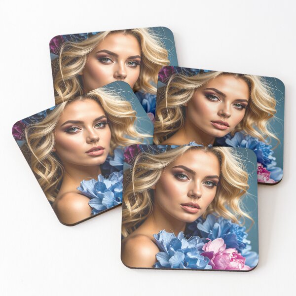 Item preview, Ethereal Blonde Beauty Artistic Portrait designed and sold by ToxicInkArt.