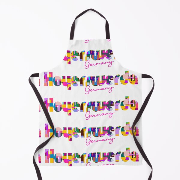 Item preview, Hoyerswerda, Germany, Vibrant Abstract City Typography Art designed and sold by Wanderful-roads.