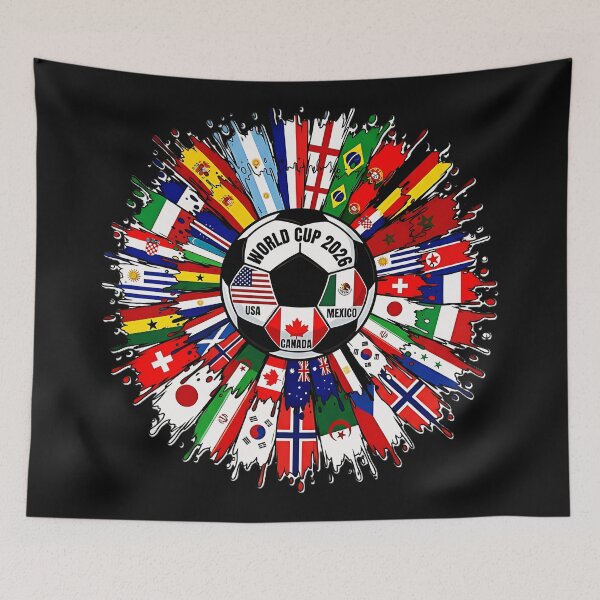 Item preview, World Cup USA Canada Mexico Host Nations Soccer Football Fan designed and sold by LeoSnarf.