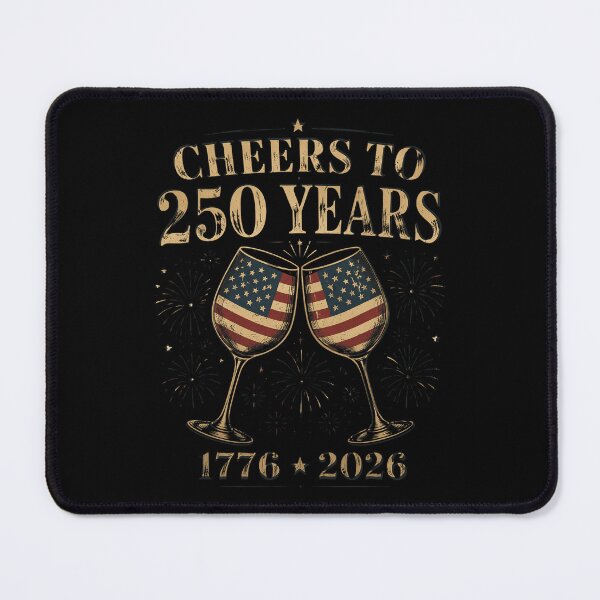 Item preview, Cheers to 250 Years 1776–2026 American Flag Patriotic Retro designed and sold by OlakunleOloroz.