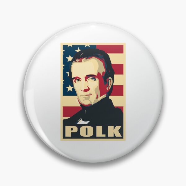 Item preview, James K Polk 11th President Pop Art American Flag designed and sold by marke770.