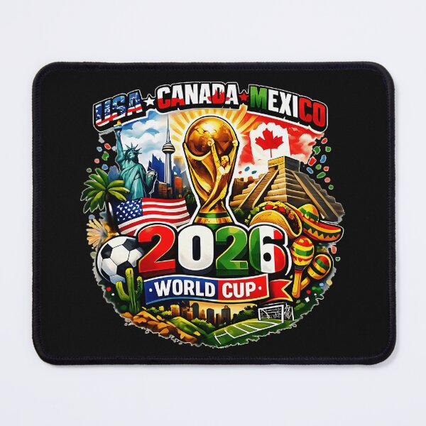 Item preview, Usa Canada Mexico World Cup Host Nations Football Fans designed and sold by LeoSnarf.
