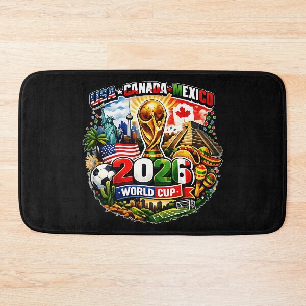 Item preview, Usa Canada Mexico World Cup Host Nations Football Fans designed and sold by LeoSnarf.