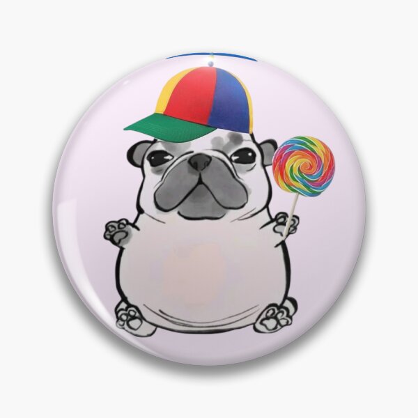 Item preview, Funny and cute pug pup  designed and sold by fadeinkstudio.