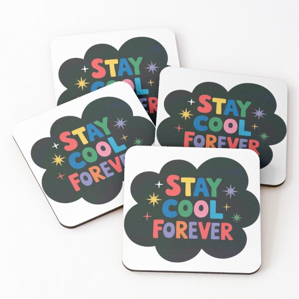 Item preview, Stay cool forever - Positive affirmative designed and sold by GUNAPRIYAA.