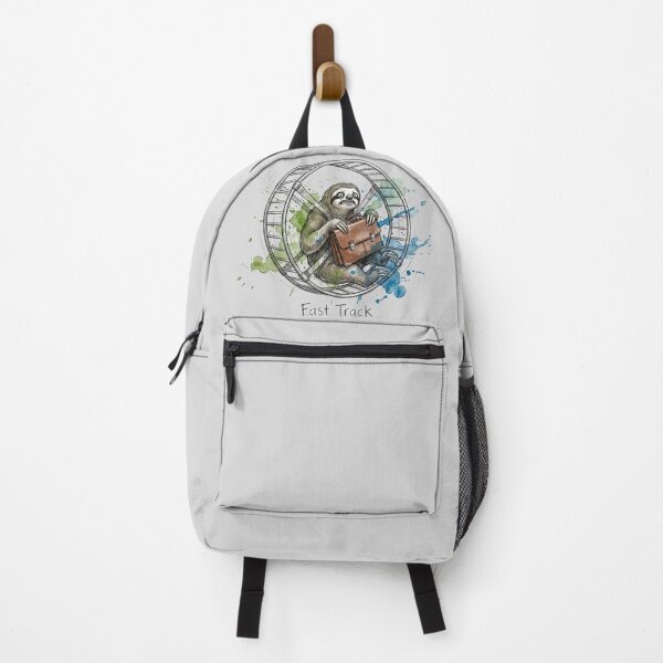 Item preview, Fast Track: The Corporate Sloth and Hamster Wheel Satire designed and sold by SoulPT.