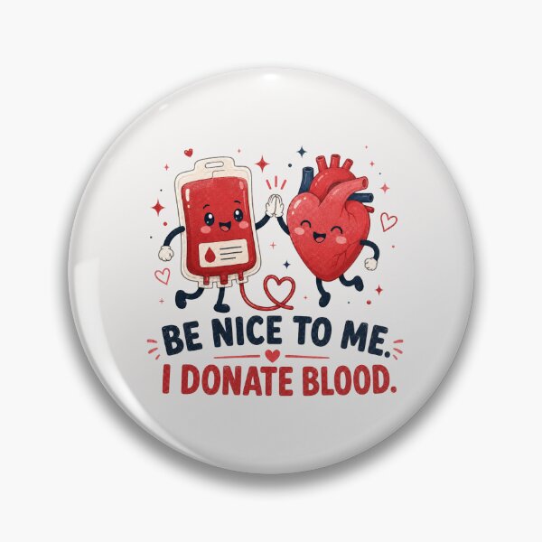 Item preview, Be Nice To Me I Donate Blood - Cute Kawaii Donor Art designed and sold by BlackSector77.