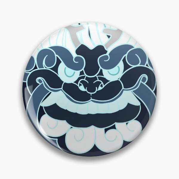 Item preview, Ancient East Asian Goblin Mask Halloween Costume Art designed and sold by DaHaeStudio.