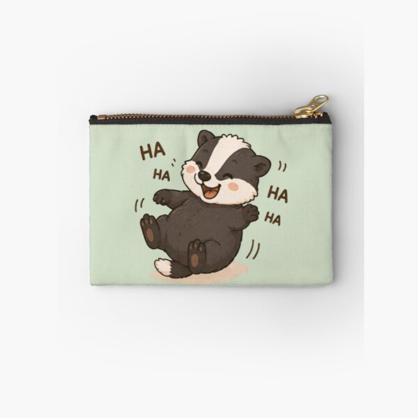 Item preview, Cute Laughing Happy Badger designed and sold by MellowMunchkins.