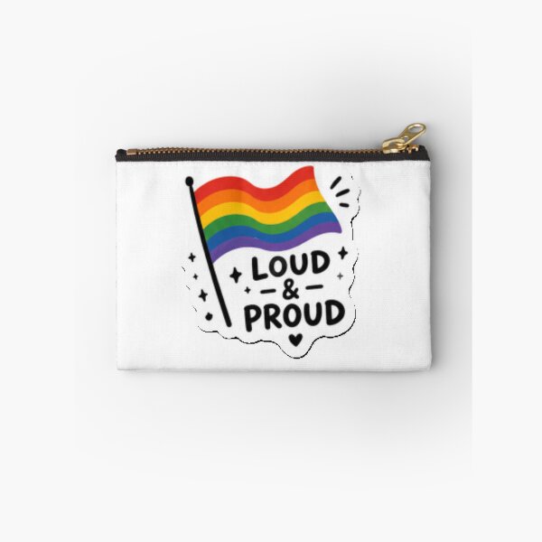 Item preview, Loud and Proud Rainbow Flag Pride designed and sold by Pixanova.