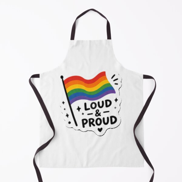 Item preview, Loud and Proud Rainbow Flag Pride designed and sold by Pixanova.