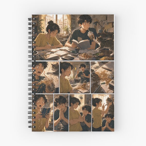 Item preview, Student Life Cozy Reading Room Comic Print designed and sold by Grafititee.
